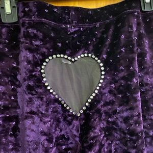 2pc Savage X Fenty sold out purple velvet set